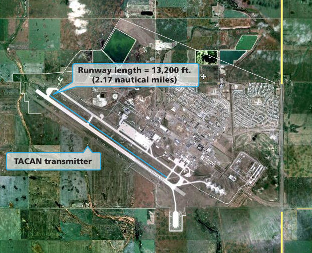 Aerial view of Minot AFB