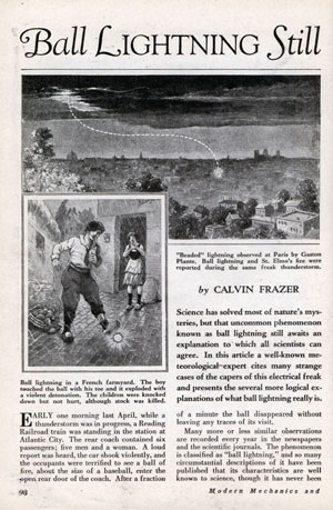 Modern Mechanics and Invention, November 1931
